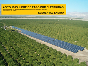 RIEGO FOTOVOLTAICO EFICIENTE