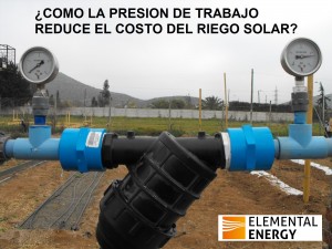 PRESION RIEGO SOLAR